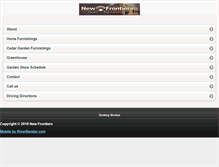 Tablet Screenshot of frontierfurnishings.com